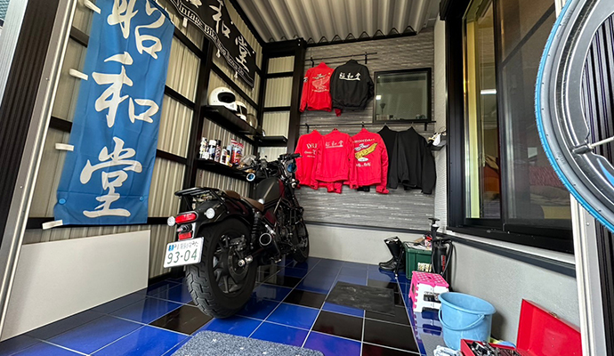 ガレージ プラスα「バイクガレージ」